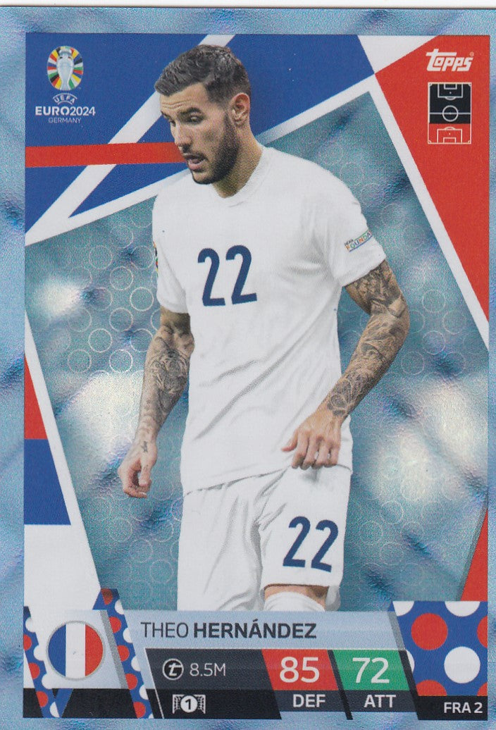 FRA.02 - THEO HERNÀNDEZ - FRANCE - BLUE CRYSTAL HOLOGRAPH