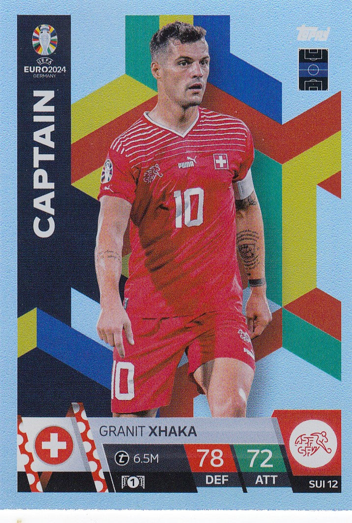 SUI.12 - GRANIT XHAKA - SWITZERLAND - CAPTAIN