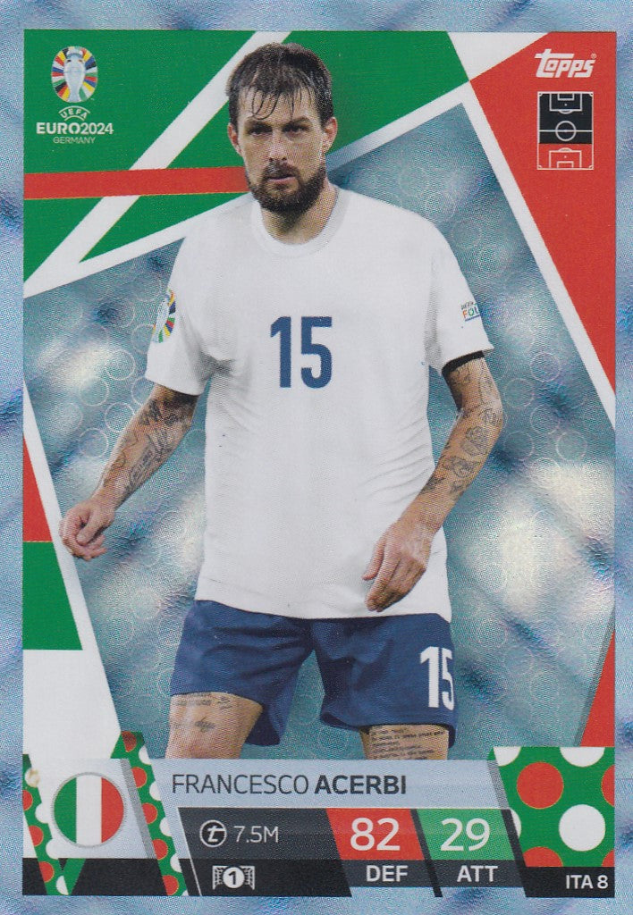 ITA.08 - FRANCESCO ACERBI - ITALY - BLUE CRYSTAL HOLOGRAPH