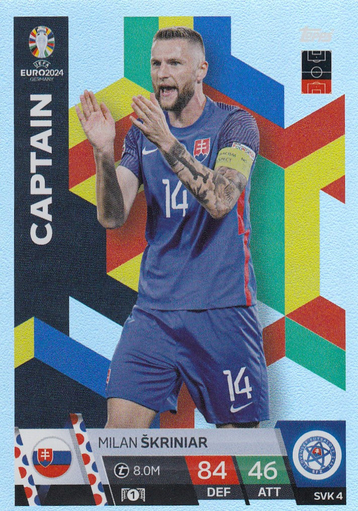 SVK.04 - MILAN SKRINIAR - SLOVAKIA - CAPTAIN