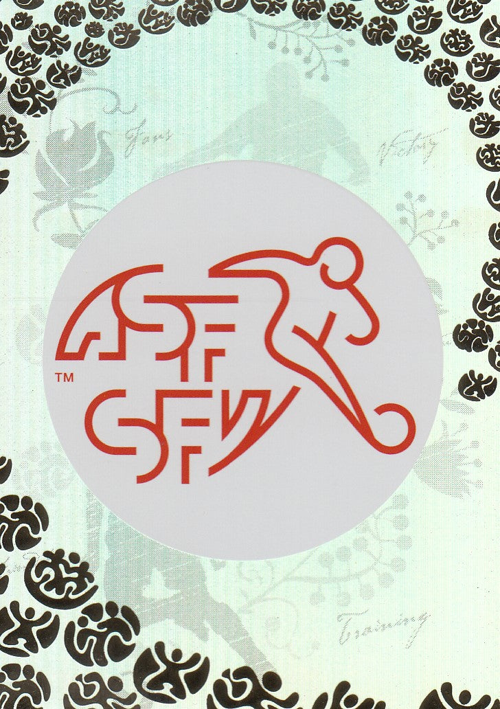 010. HELVETIA - COUNTRY BADGE - RAINBOW CARD