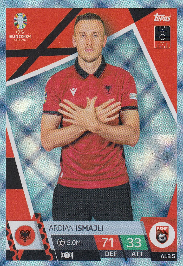 ALB.05 - ARDIAN ISMAJLI - ALBANIA - BLUE CRYSTAL HOLOGRAPH