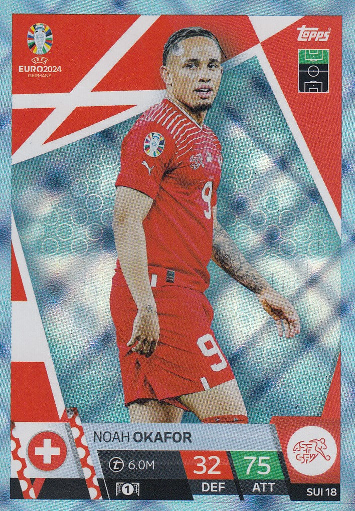 SUI.18 - NOAH OKAFOR - SWITZERLAND - BLUE CRYSTAL HOLOGRAPH