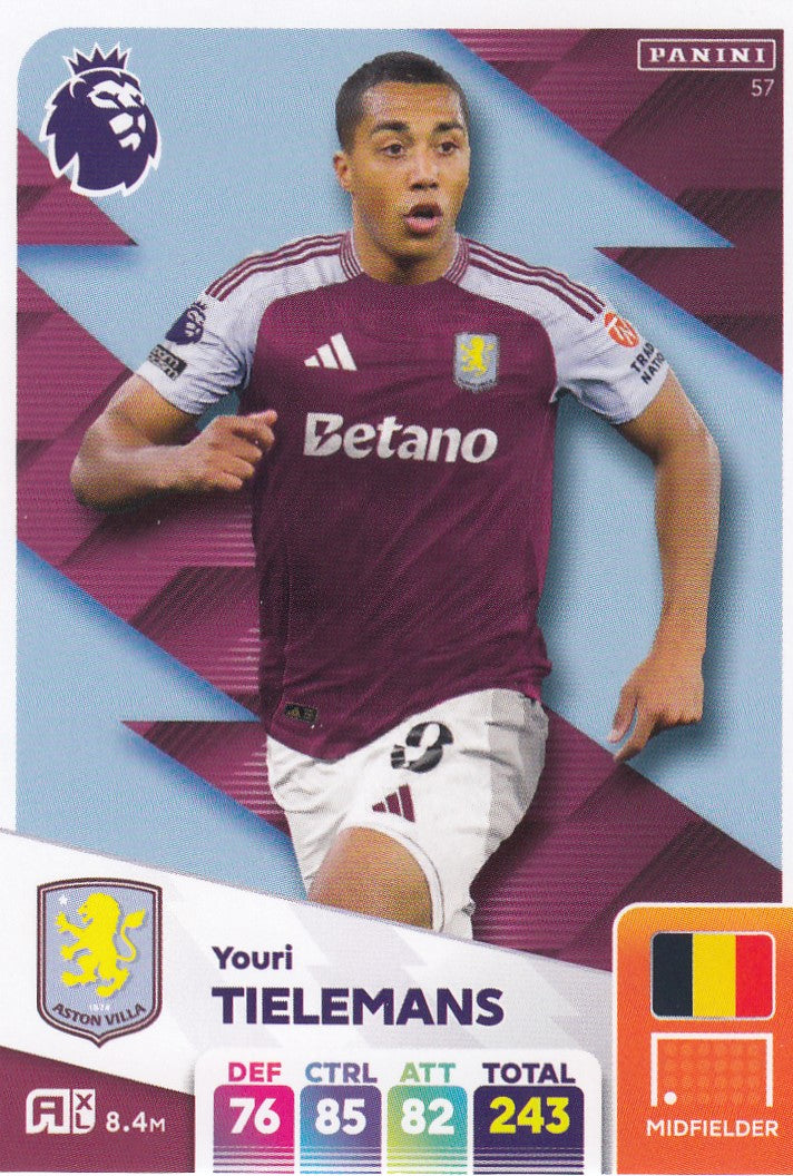 057. YOURI TIELEMANS - ASTON VILLA