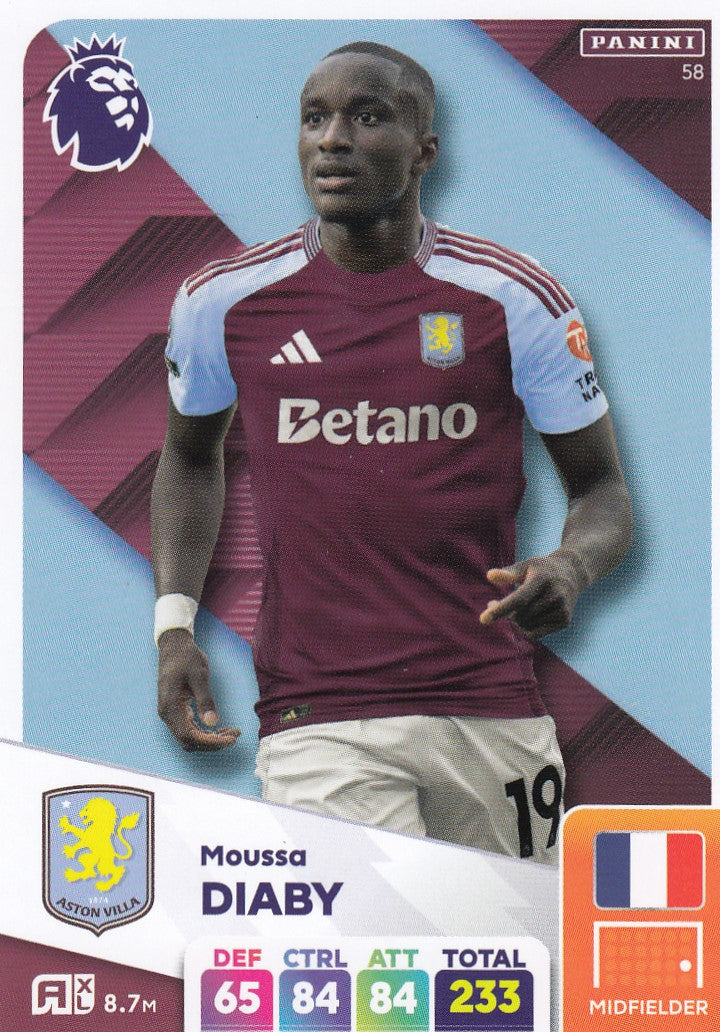 058. MOUSSA DIABY - ASTON VILLA