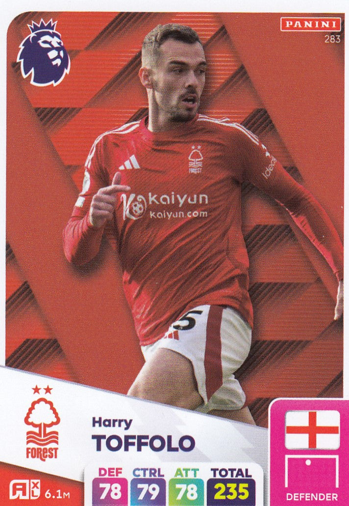 283. HARRY TOFFOLO - NOTTINGHAM FOREST