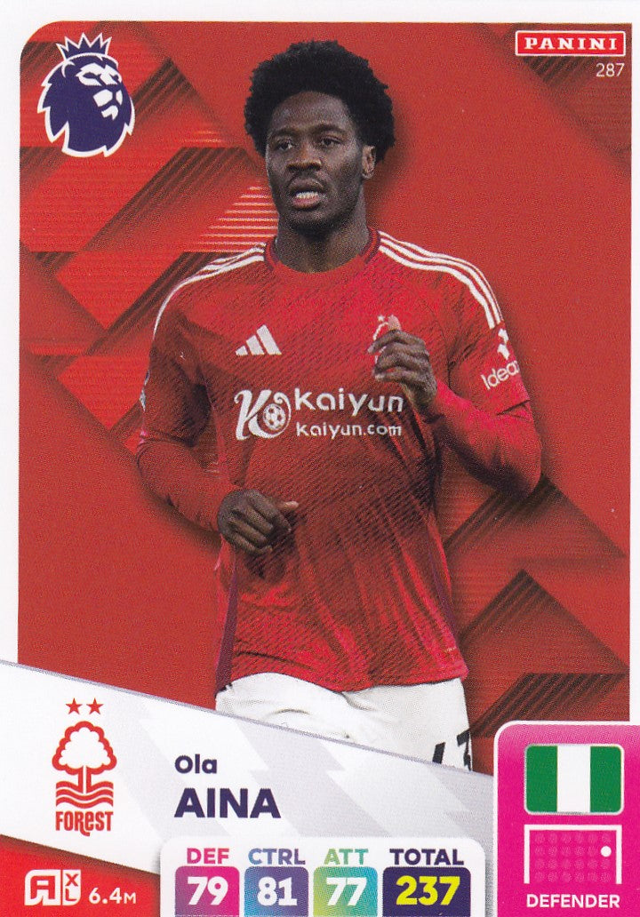 287. OLA AINA - NOTTINGHAM FOREST