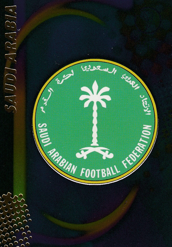 135. SAUDI ARABIA - COUNTRY BADGE - FOIL