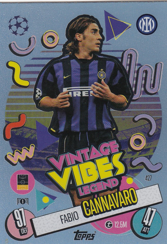 427. FABIO CANNAVARO - FC INTER MILANO - VINTAGE VIBES LEGEND