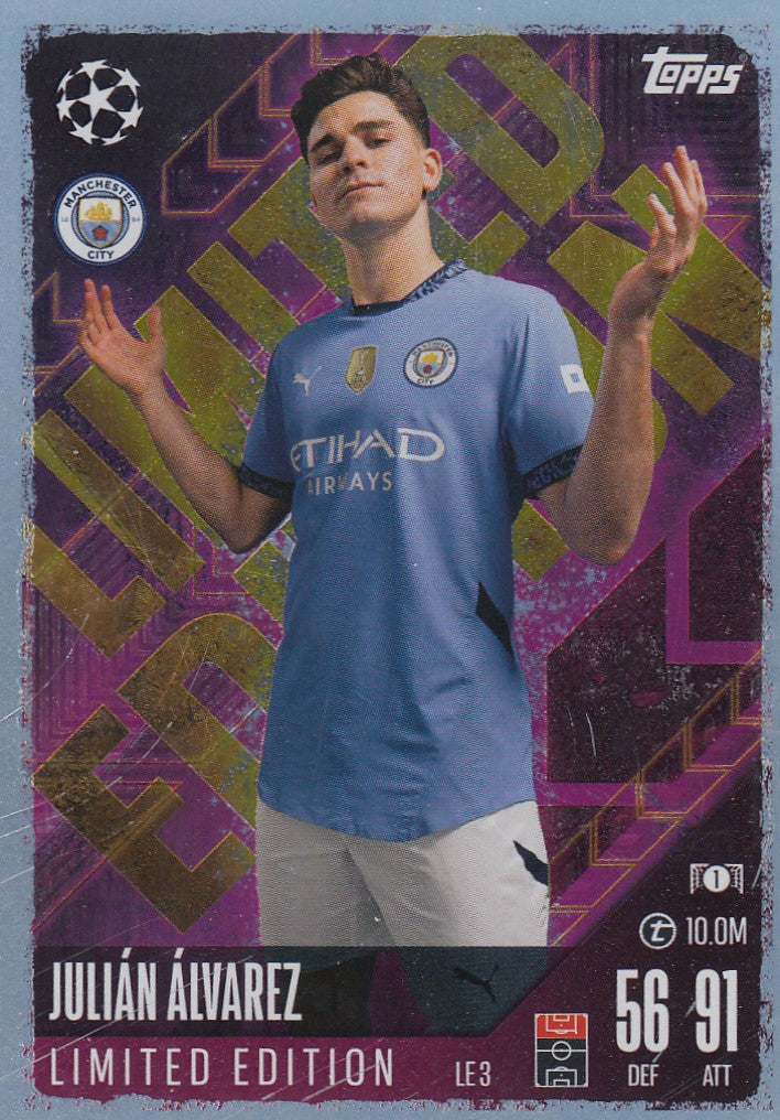 LE-03. JULIÀN ÀLVAREZ - MANCHESTER CITY - LIMITED EDITION