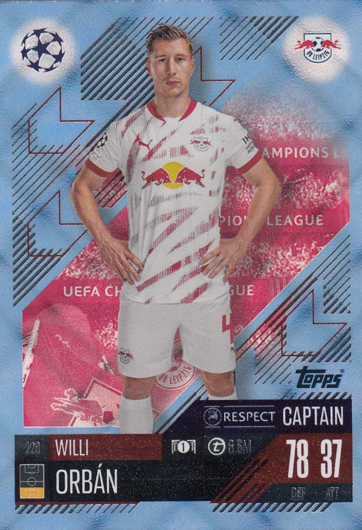 228. WILLI ORBÀN - RB LEIPZIG - CAPTAIN - BLUE CRYSTAL