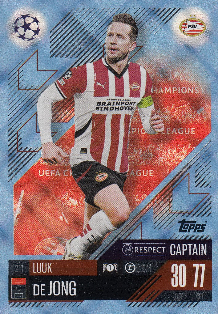 261. LUUK DE JONG - PSV EINDHOVEN - CAPTAIN - BLUE CRYSTAL