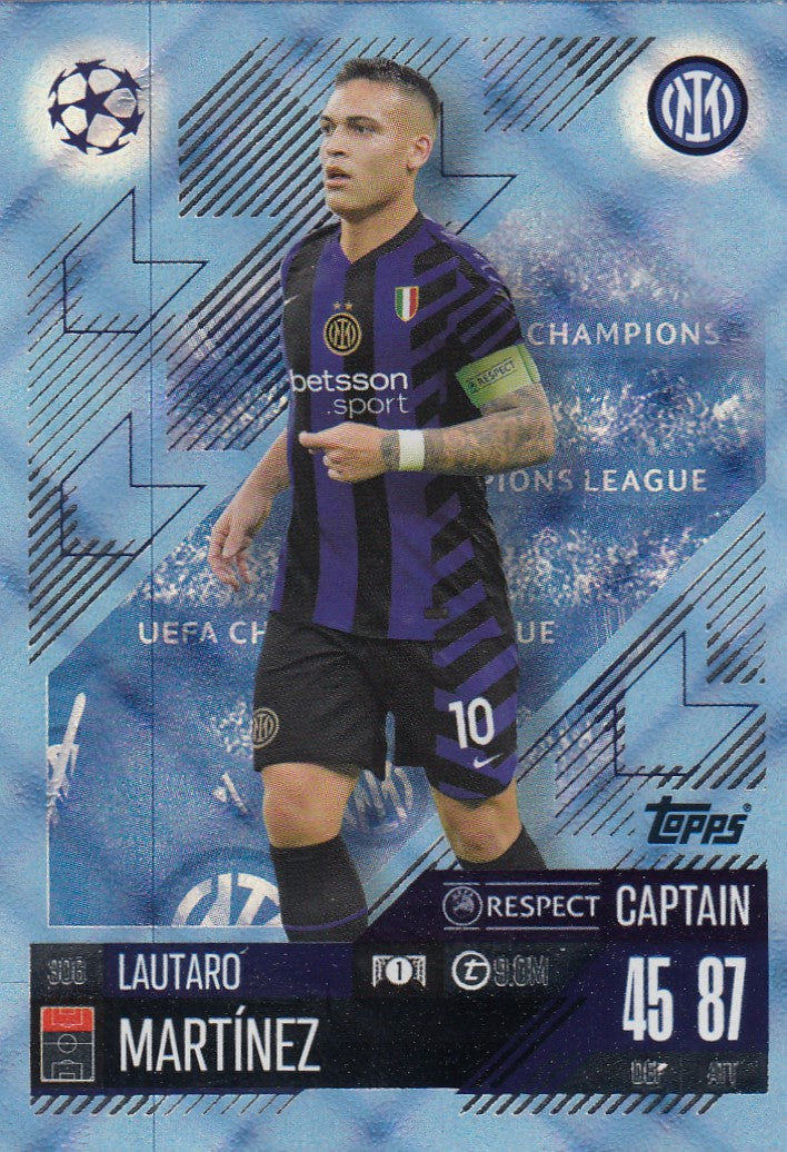306. LAUTARO MARTÌNEZ - FC INTERNAZIONALE MILANO - CAPTAIN - BLUE CRYSTAL