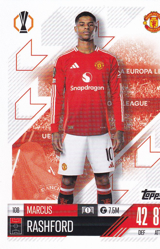 108. MARCUS RASHFORD - MANCHESTER UNITED