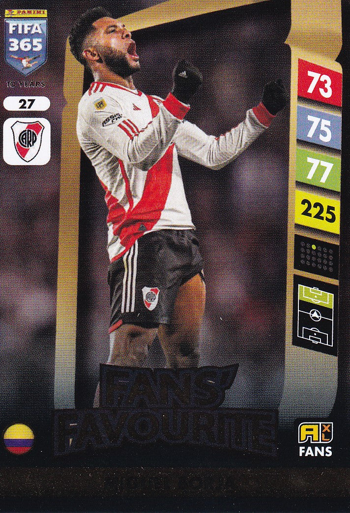 027. MIGUEL BORJA - RIVER PLATE - FANS FAVOURITE