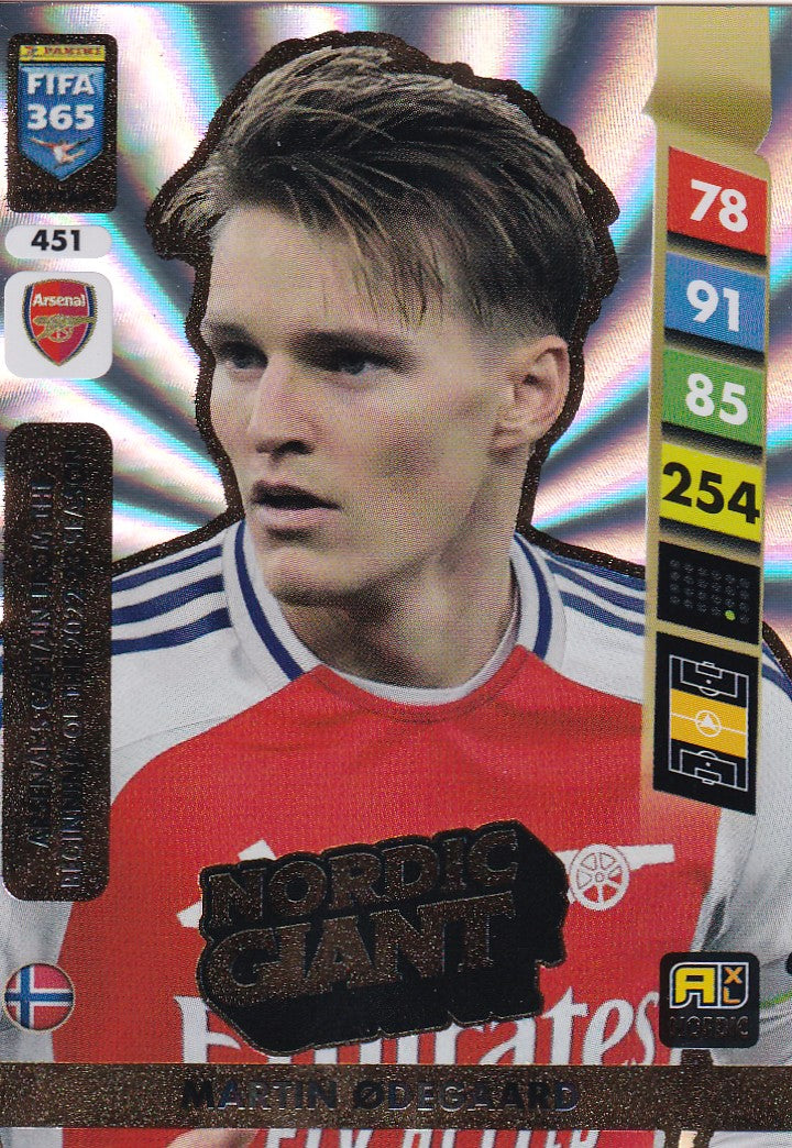 451. MARTIN ØDEGAARD - ARSENAL - NORDIC GIANT