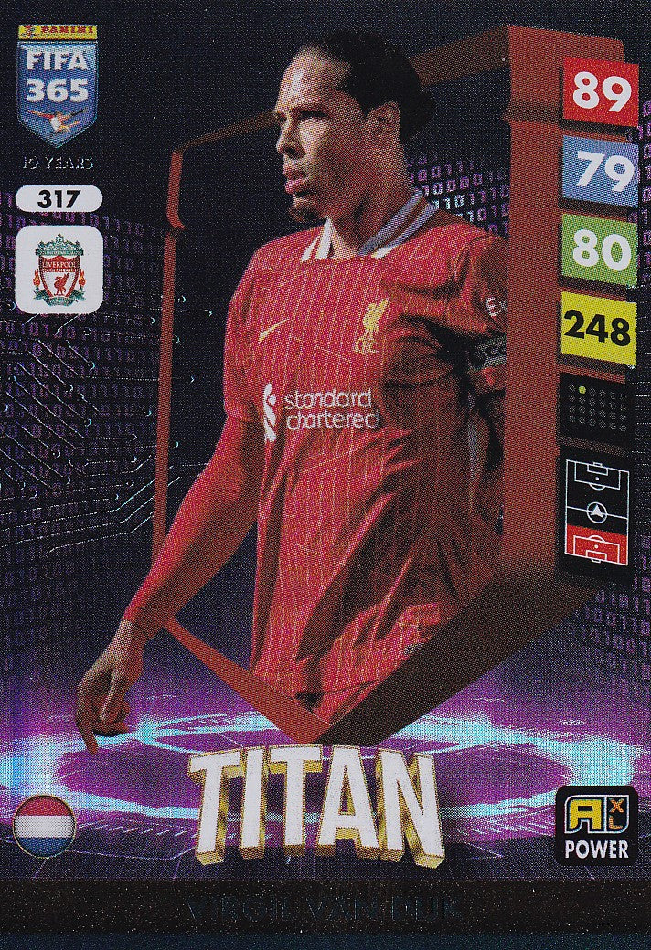 317. VIRGIL VAN DIJK - LIVERPOOL - TITAN