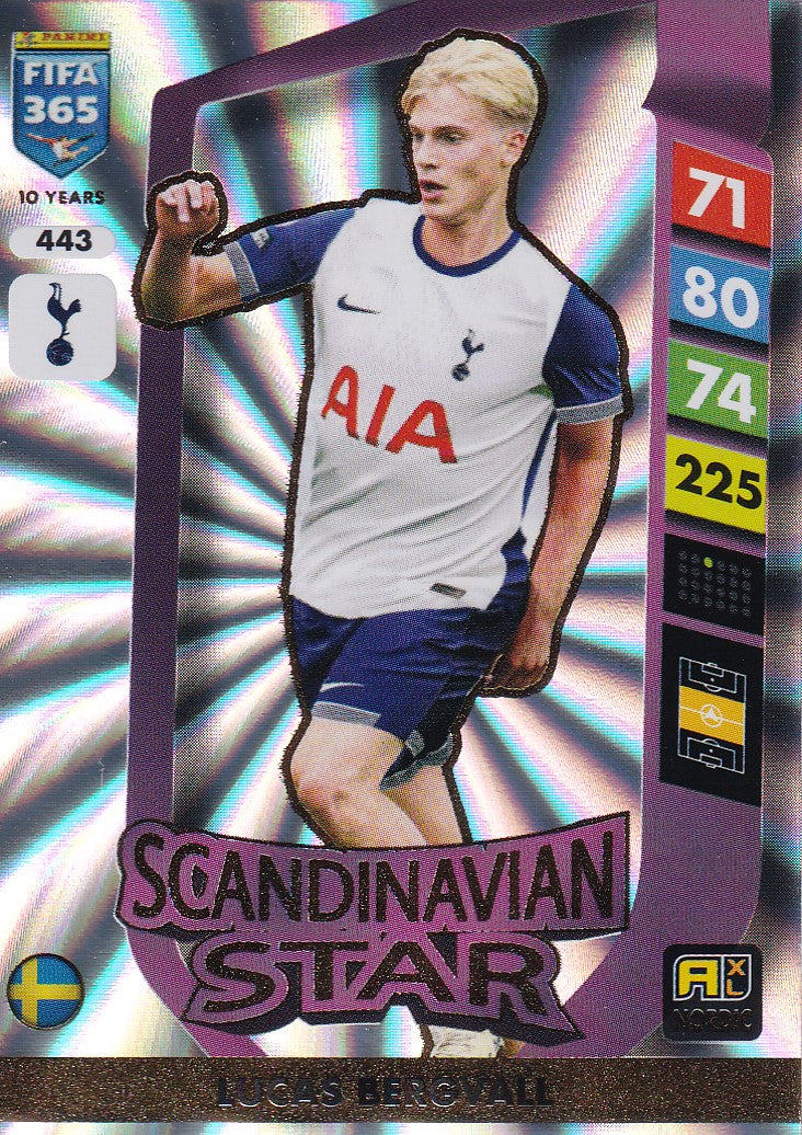 443. LUCAS BERGVALL - TOTTENHAM - SCANDINAVIAN STAR