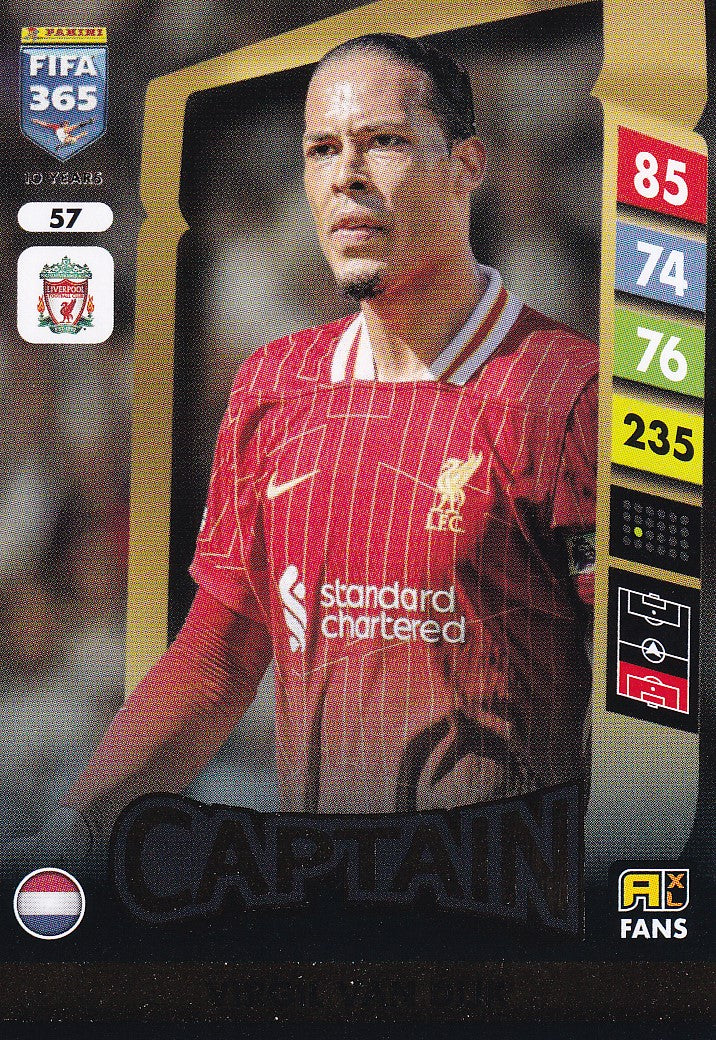 057. VIRGIL VAN DIJK - LIVERPOOL - CAPTAIN