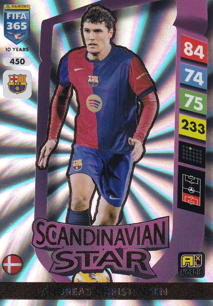 450. ANDREAS CHRISTENSEN - BARCELONA - SCANDINAVIAN STAR