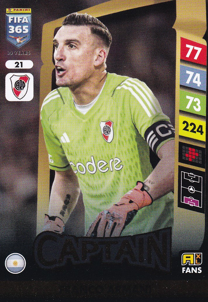 021. FRANCO ARMANI - RIVER PLATE - CAPTAIN