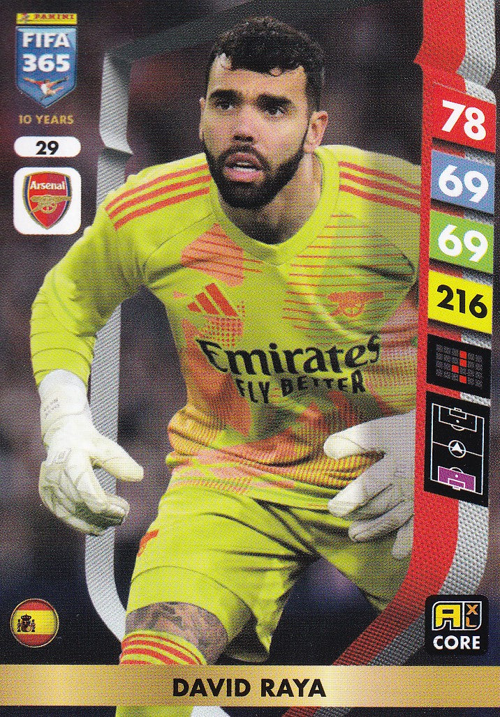 029. DAVID RAYA - ARSENAL