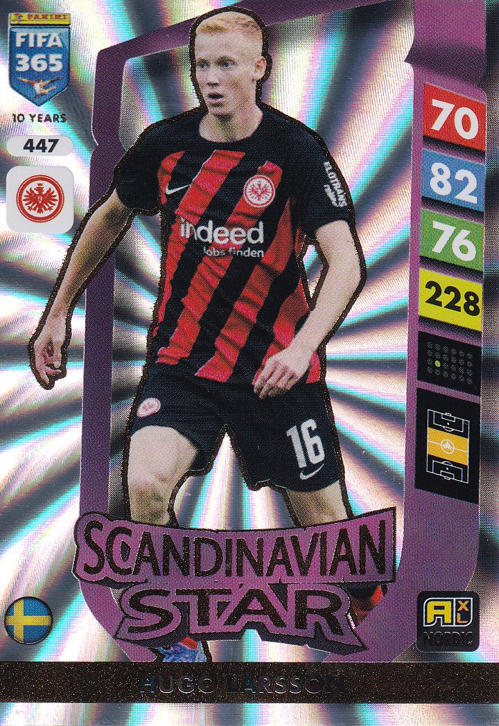 447. HUGO LARSSON - EINTRACHT FRANKFURT - SCANDINAVIAN STAR