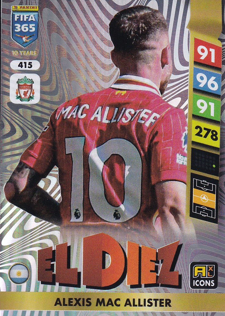 415. ALEXIS MAC ALLISTER - LIVERPOOL - EL DIEZ