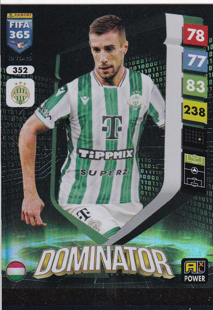 352. BARNABAS VARGA - FERENCVAROSI TC - DOMINATOR