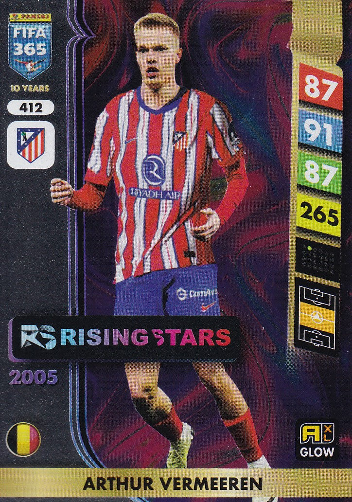 412. ARTHUR VERMEEREN - ATLETICO MADRID - RISING STARS