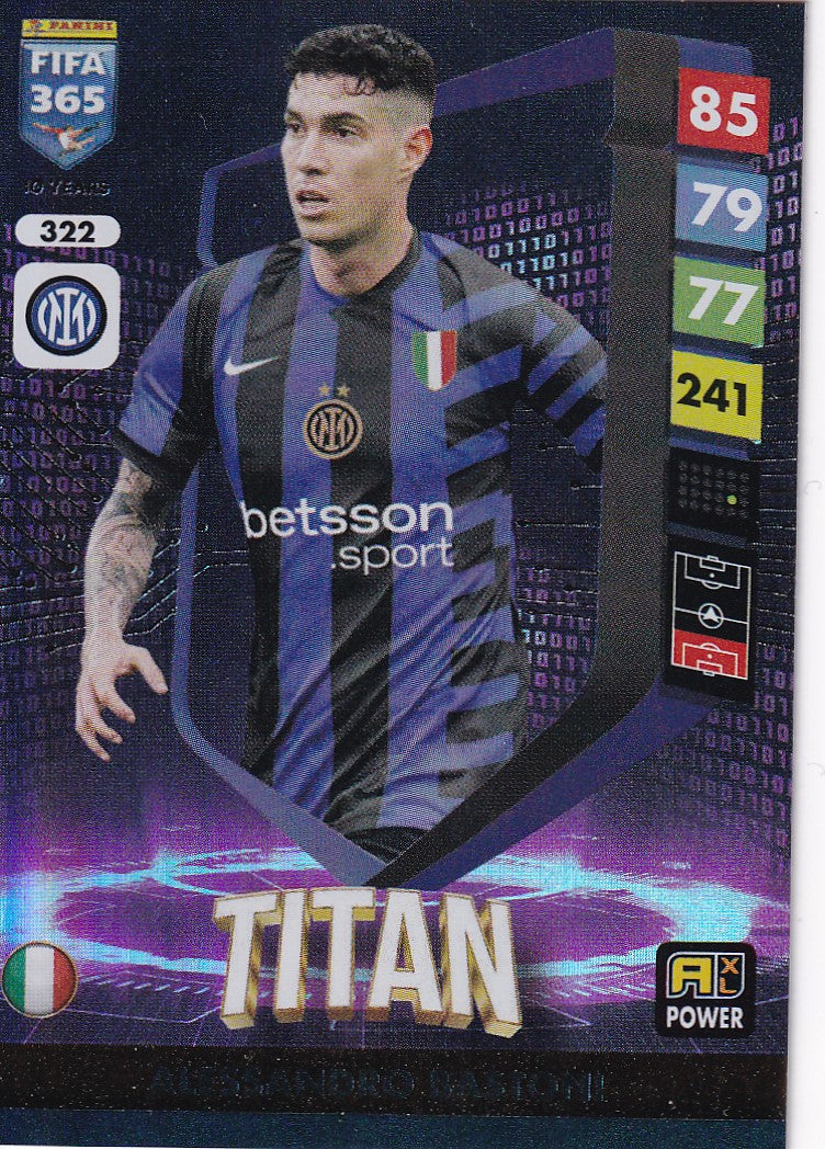 322. ALESSANDRO BASTONI - INTER - TITAN