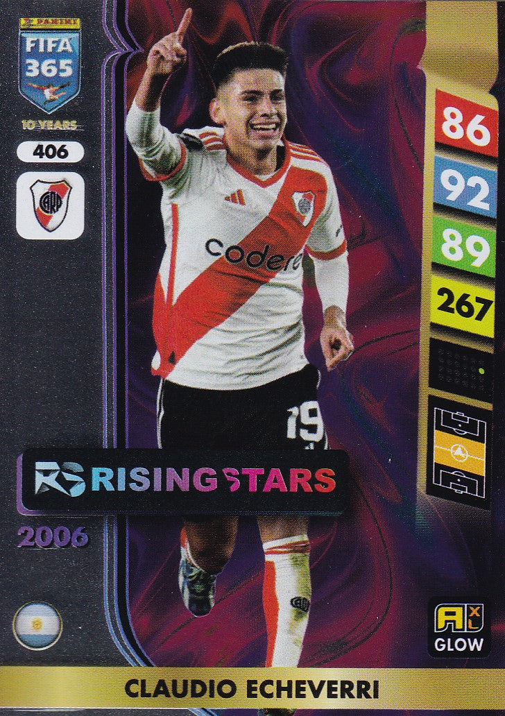 406. CLAUDIO ECHEVERRI - RIVER PLATE - RISING STARS
