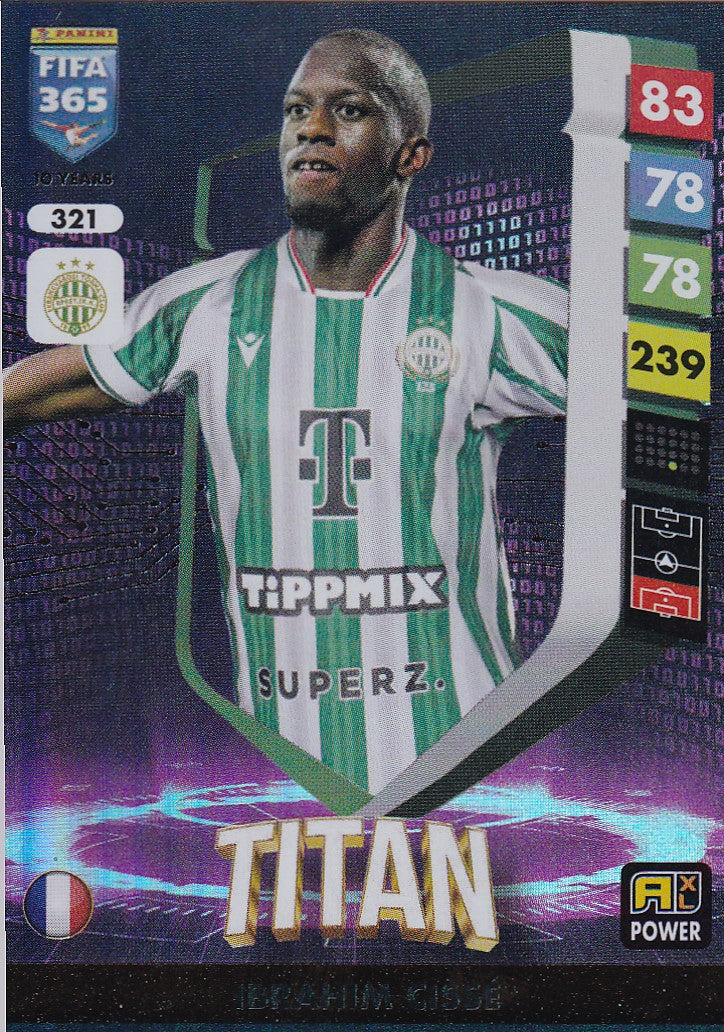 321. IBRAHIM CISSE - FERENCVAROSI TC - TITAN