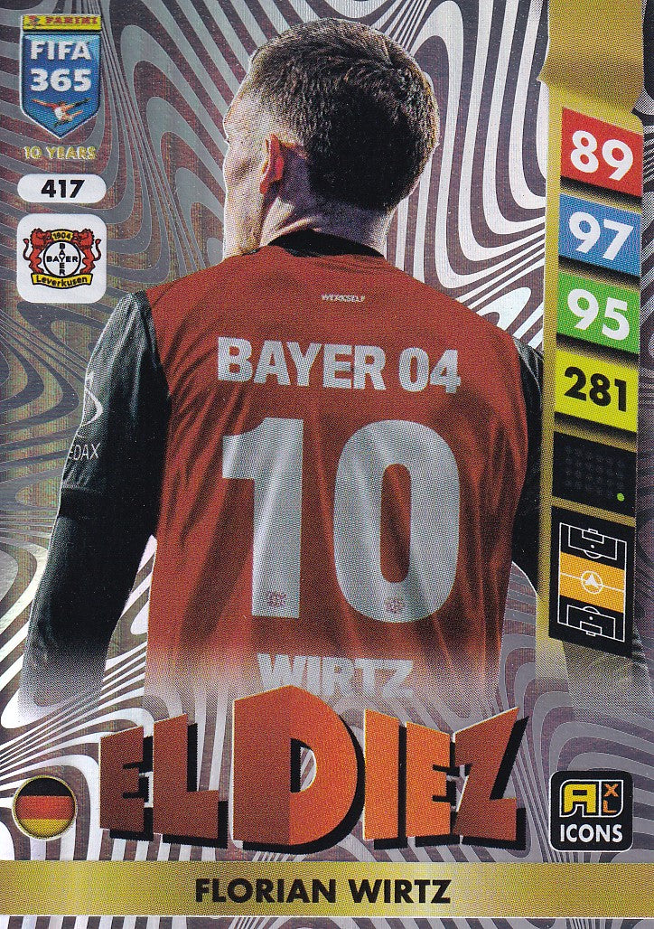 417. FLORIAN WIRTZ - BAYER LEVERKUSEN - EL DIEZ