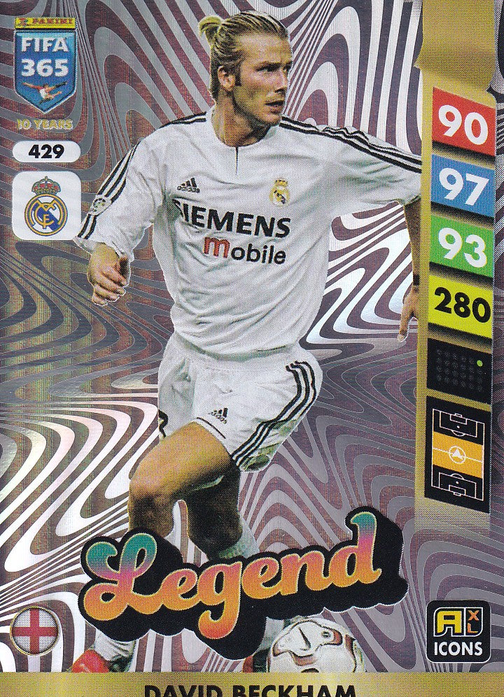 429. DAVID BECKHAM - REAL MADRID - LEGEND