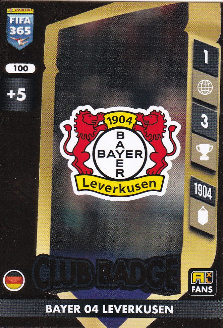 100. BAYER LEVERKUSEN - CLUB BADGE