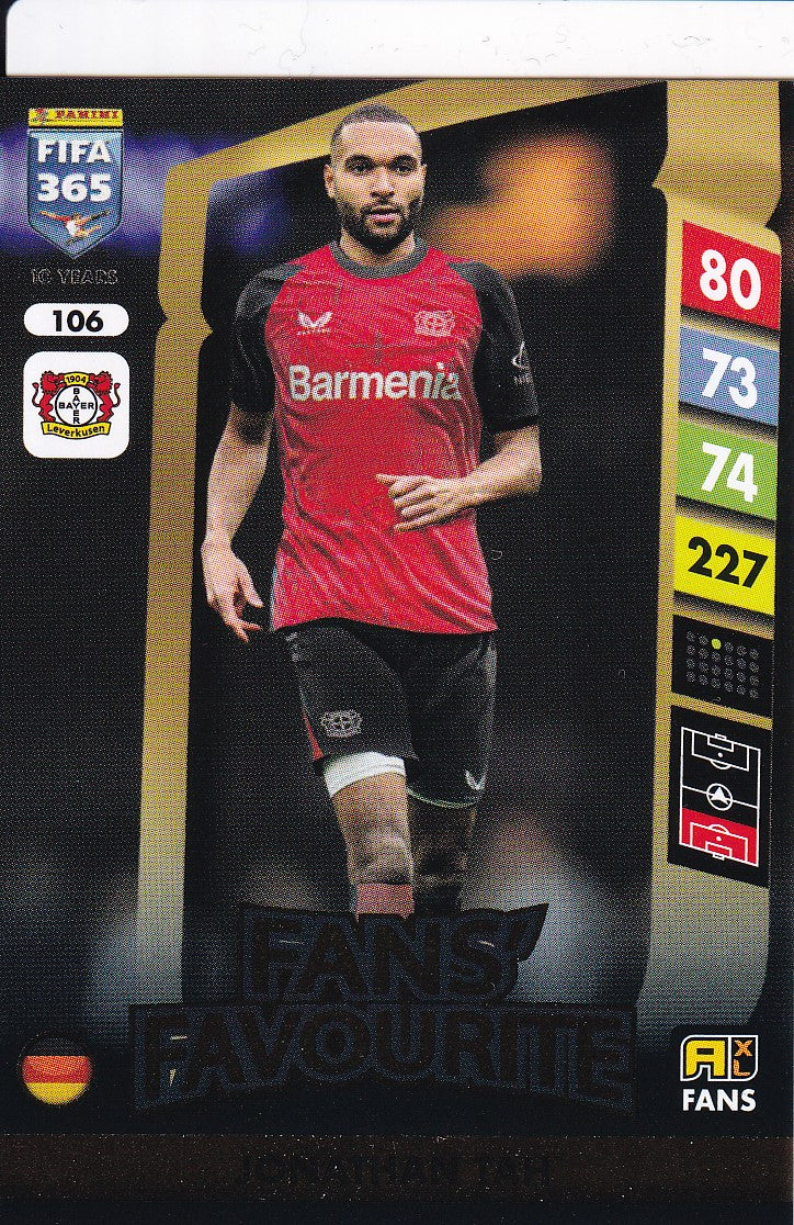 106. JONATHAN TAH - BAYER LEVERKUSEN - FANS FAVOURITE