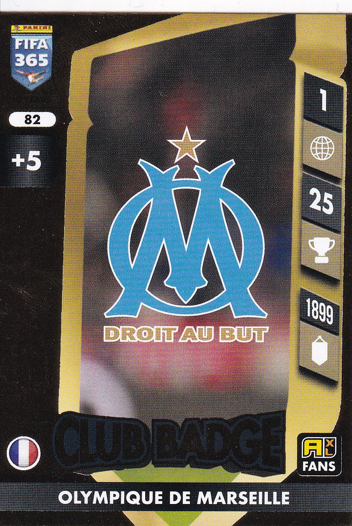 082. OLYMPIQUE DE MARSEILLE - CLUB BADGE