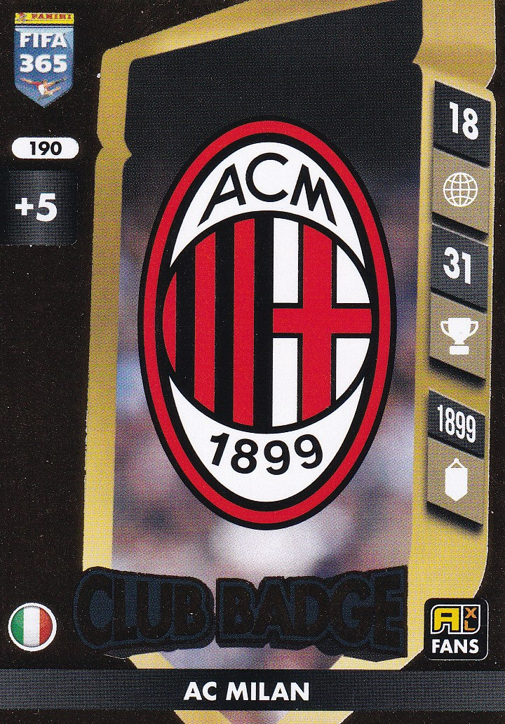 190. AC MILAN - CLUB BADGE