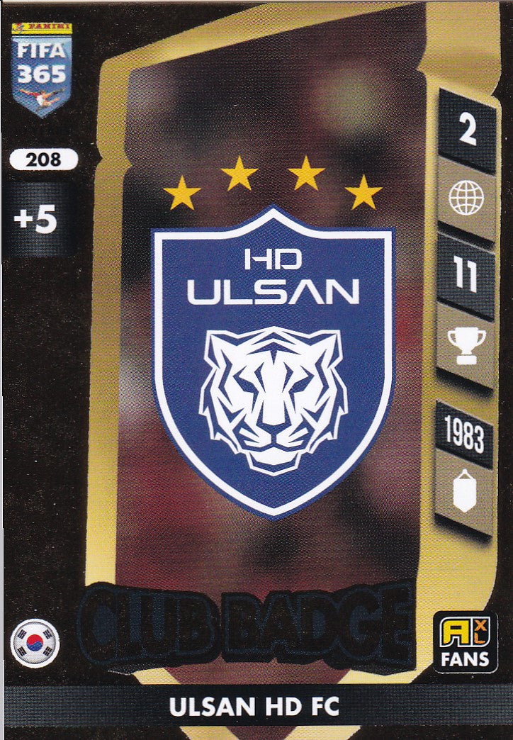 208. ULSAN HD FC - CLUB BADGE