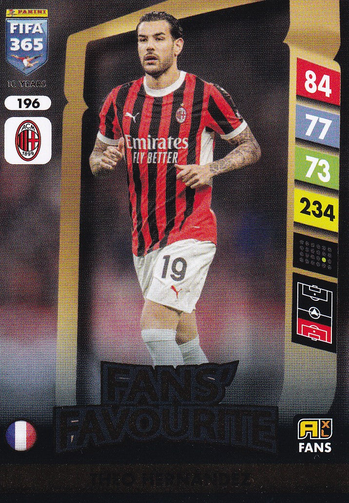 196. THEO HERNANDEZ - AC MILAN - FANS FAVOURITE