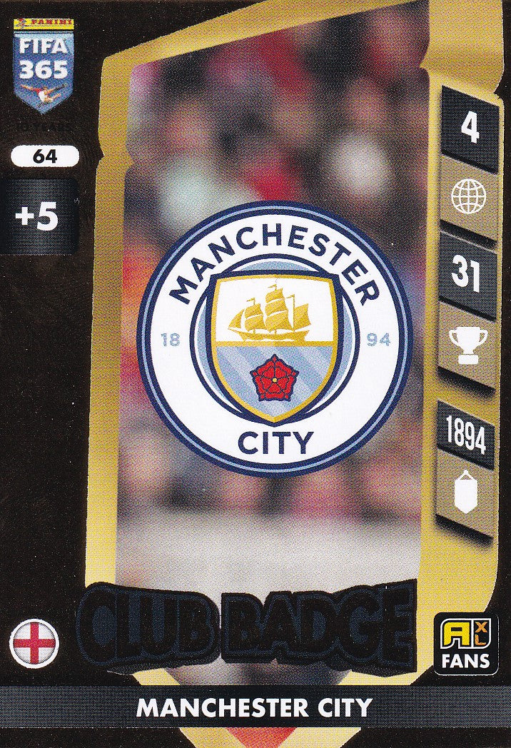 064. MANCHESTER CITY - CLUB BADGE