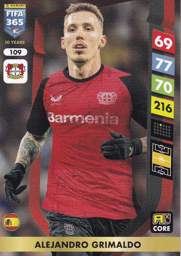 109. ALEJANDRO GRIMALDO - BAYER LEVERKUSEN