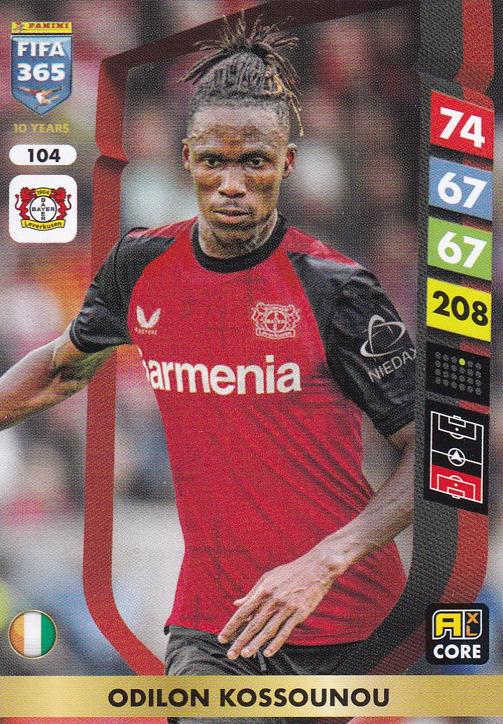 104. ODILON KOSSOUNOU - BAYER LEVERKUSEN