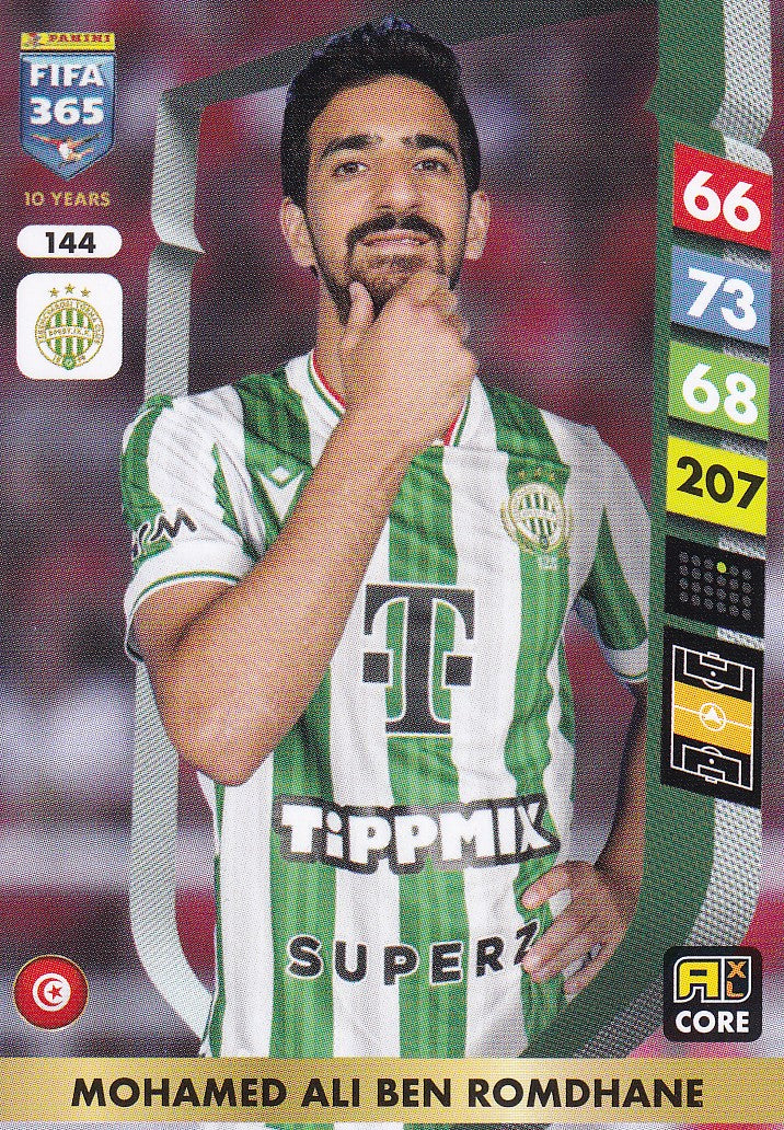 144. MOHAMED ALI BEN ROMDHANE - FERENCVAROSI TC