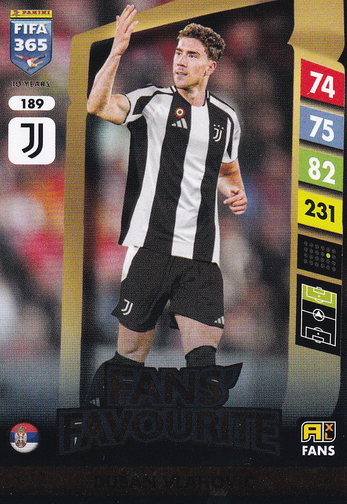 189. DUSAN VLAHOVIC - JUVENTUS - FANS FAVOURITE
