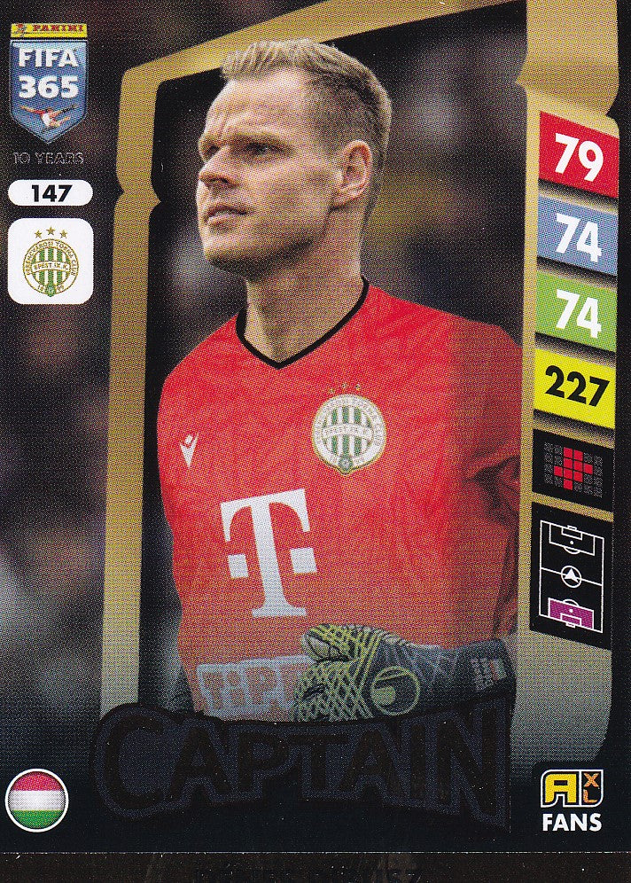 147. DENES DIBUSZ - FERENCVAROSI TC - CAPTAIN
