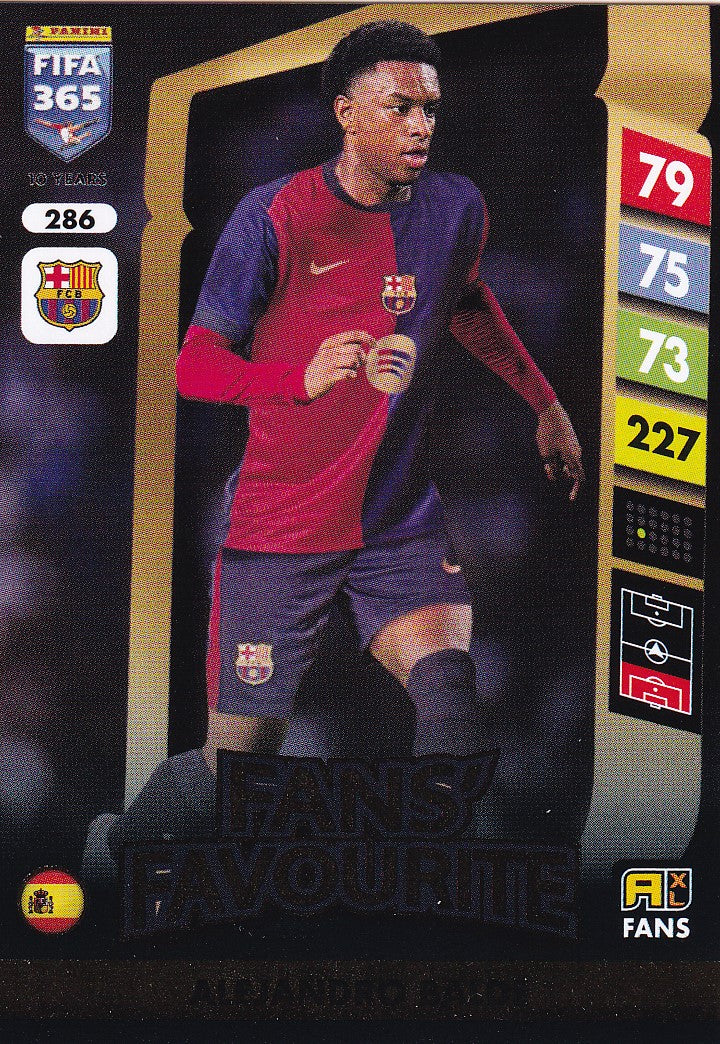 286. ALEJANDRO BALDE - BARCELONA - FANS FAVOURITE