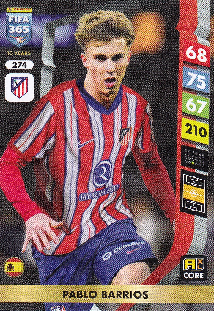 274. PABLO BARRIOS - ATLETICO MADRID