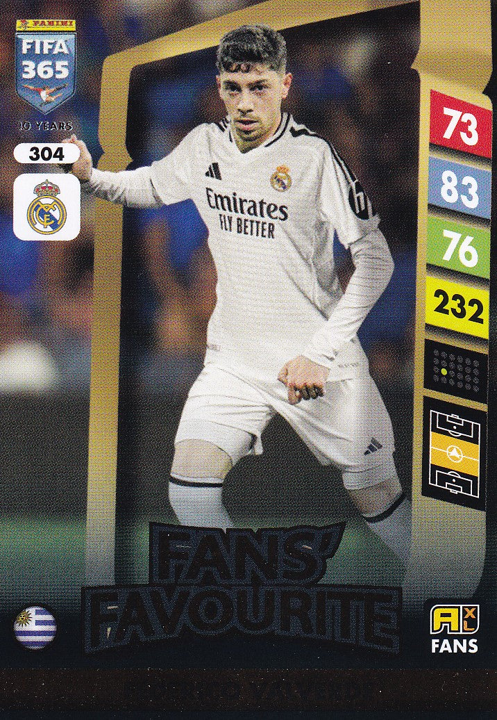 304. FEDERICO VALVERDE - REAL MADRID - FANS FAVOURITE